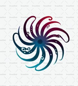 Abstrakte Tintenfischtentakel